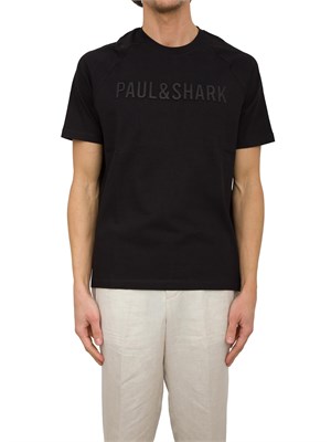 T-SHIRT PAUL[AND]SHARK NERO in UOMO