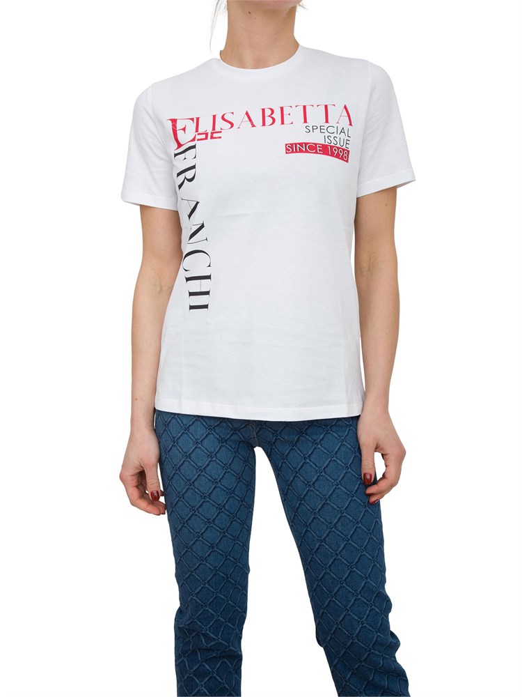 T-SHIRT ELISABETTA FRANCHI BIANCO