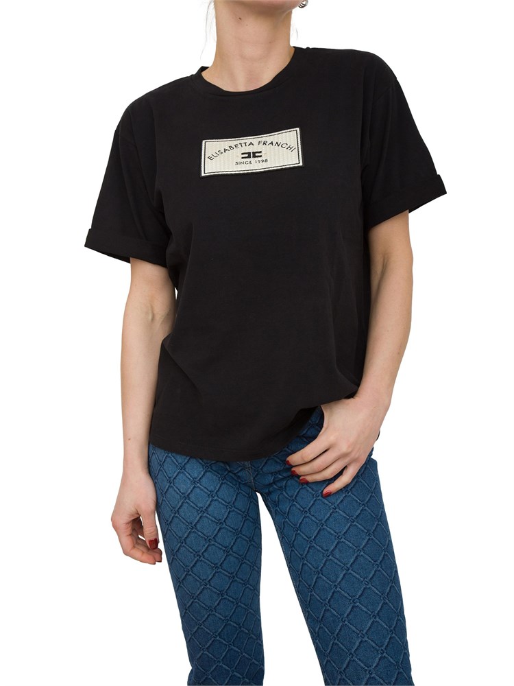 T-SHIRT ELISABETTA FRANCHI NERO