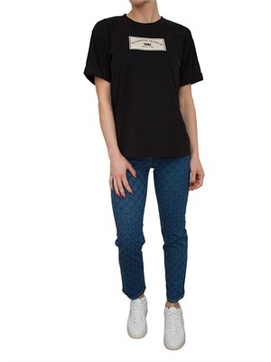 T-SHIRT ELISABETTA FRANCHI NERO in DONNA