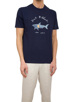T-SHIRT PAUL[AND]SHARK BLU in UOMO