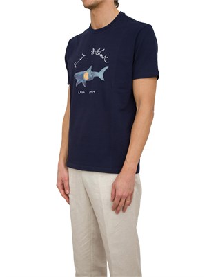 T-SHIRT PAUL[AND]SHARK BLU in UOMO