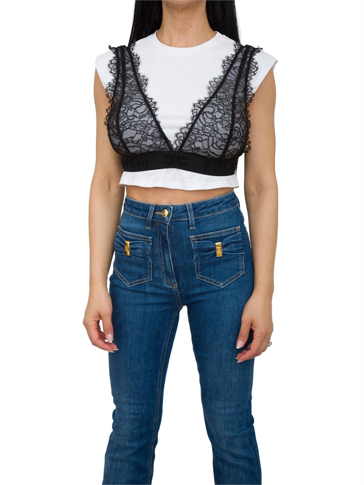 T-SHIRT ELISABETTA FRANCHI BIANCO