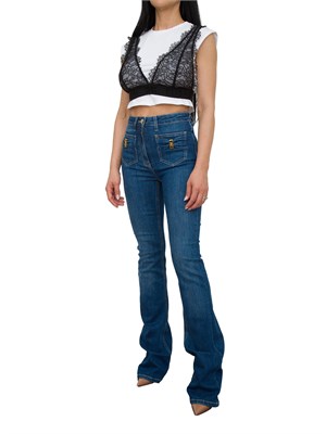 T-SHIRT ELISABETTA FRANCHI BIANCO in DONNA