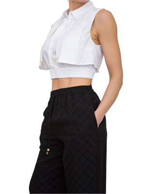 TOP ELISABETTA FRANCHI BIANCO in DONNA
