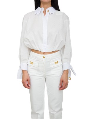 CAMICIA MANICA LUNGA ELISABETTA FRANCHI BIANCO in DONNA