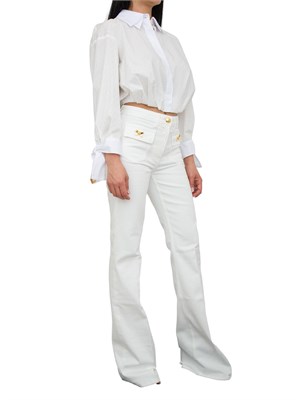 CAMICIA MANICA LUNGA ELISABETTA FRANCHI BIANCO in DONNA