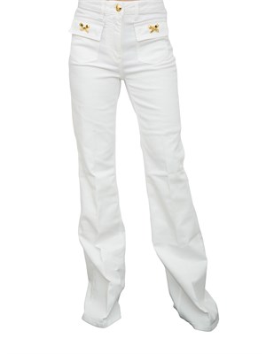 JEANS ELISABETTA FRANCHI AVORIO in DONNA