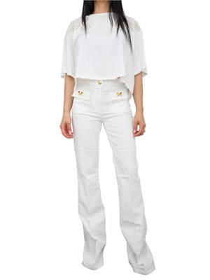 JEANS ELISABETTA FRANCHI AVORIO in DONNA
