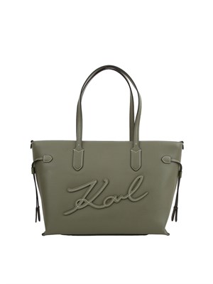 Borsa a spalla verde Karl Lagerfeld in DONNA