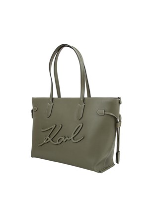 Borsa a spalla verde Karl Lagerfeld in DONNA