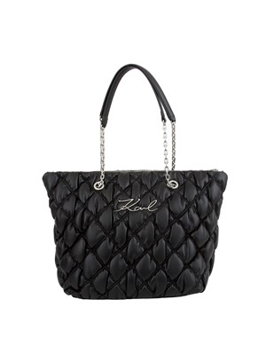 Borsa ecopelle trapuntata Karl Lagerfeld in DONNA
