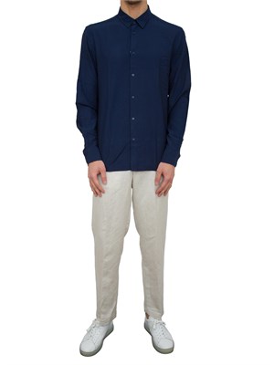 CAMICIA MANICA LUNGA ANTONY MORATO BLU in UOMO