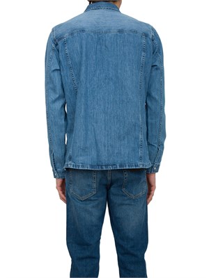 CAMICIA MANICA LUNGA ANTONY MORATO BLU DENIM in UOMO