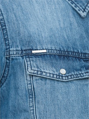 CAMICIA MANICA LUNGA ANTONY MORATO BLU DENIM in UOMO