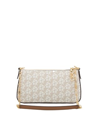BORSA A SPALLA MICHAEL MICHAEL KORS AVORIO in DONNA