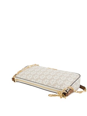 BORSA A SPALLA MICHAEL MICHAEL KORS AVORIO in DONNA