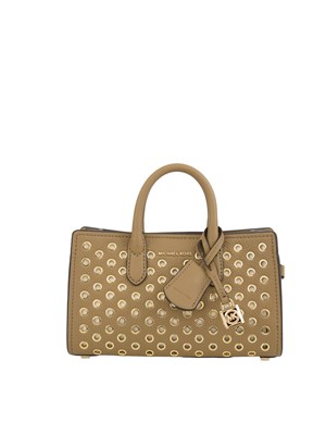 BORSA A SPALLA MICHAEL MICHAEL KORS BEIGE in DONNA