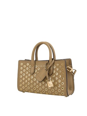 BORSA A SPALLA MICHAEL MICHAEL KORS BEIGE in DONNA