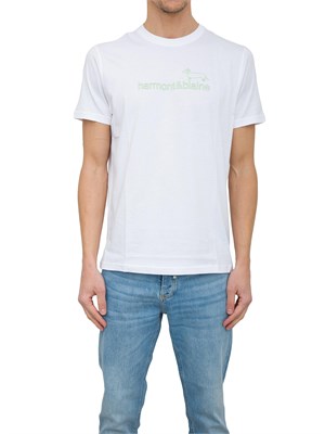 T-SHIRT HARMONT [AND] BLAINE BIANCO in UOMO