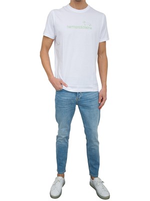 T-SHIRT HARMONT [AND] BLAINE BIANCO in UOMO