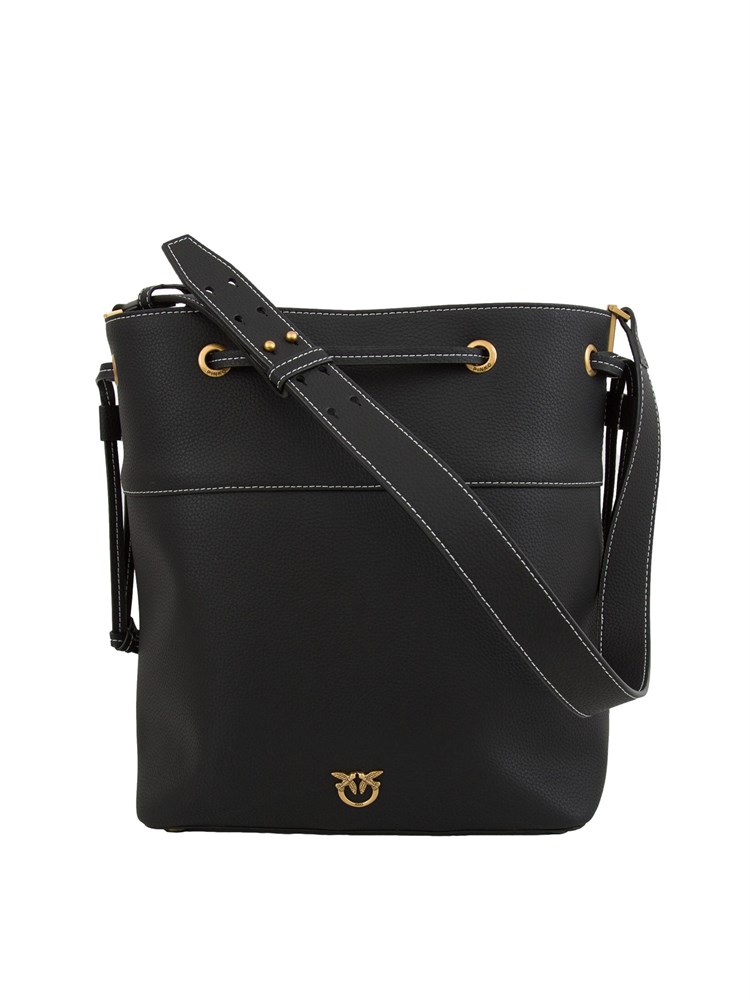 BORSA A SPALLA PINKO NERO