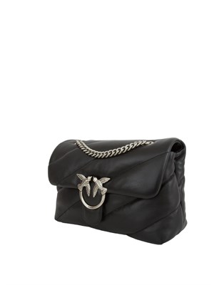 Borsa Pinko Classic Love Bag Puff Maxi Quilt nero in DONNA