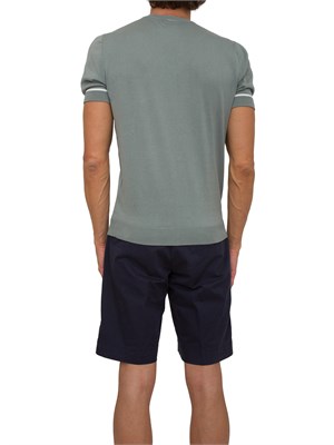 Maglia Antony Morato verde in cotone e badge logato in UOMO