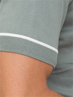 Maglia Antony Morato verde in cotone e badge logato in UOMO