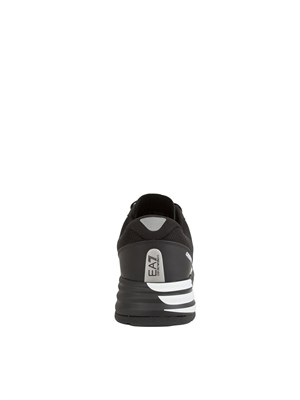 Sneakers uomo nero e bianco Emporio Armani in UOMO