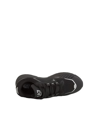 Sneakers uomo nero e bianco Emporio Armani in UOMO