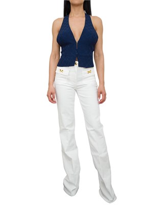 GILET ELISABETTA FRANCHI BLU in DONNA