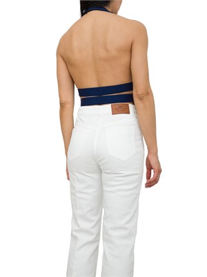GILET ELISABETTA FRANCHI BLU in DONNA