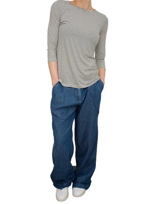 T-shirt manica a tre quarti Emme Marella nero in DONNA