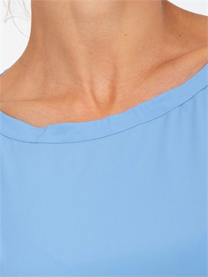 Blusa Emme Marella azzurro  in misto seta in DONNA
