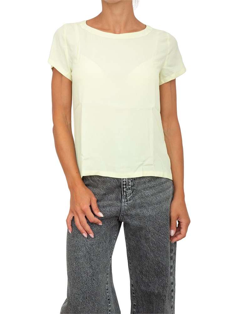 Blusa Emme Marella giallo in misto seta