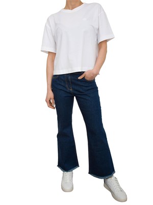 T-shirt boxy Marella con ricamo blianco in DONNA