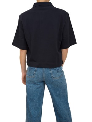 Polo over Marella in piqué di cotone in DONNA