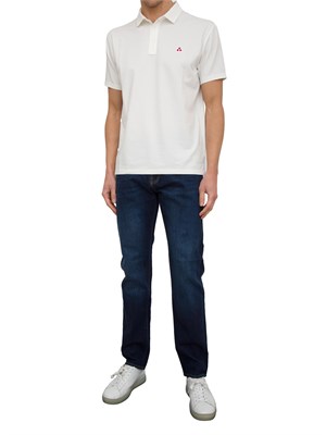 Jeans boyfriend fit cropped J16 in denim lavato in UOMO
