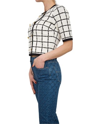 CARDIGAN ELISABETTA FRANCHI BURRO in DONNA