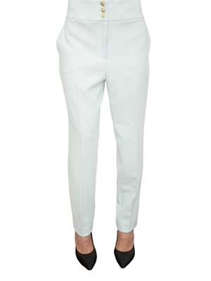 Pantaloni vita alta Nenette in cady acquamarina in DONNA