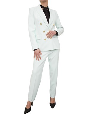 Pantaloni vita alta Nenette in cady acquamarina in DONNA