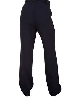 Pantaloni a zampa Nenette in tricottina blu in DONNA