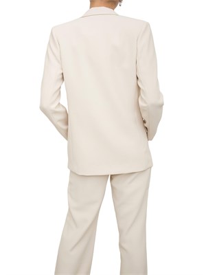 Giacca monopetto Nenette in tricottina bianco panna in DONNA