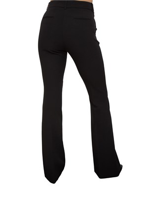Pantaloni palazzo Fracomina vita alta nero in DONNA