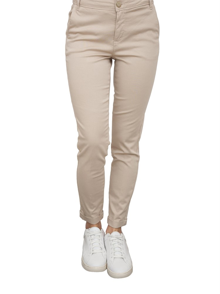 Pantalone chino in cotone Fracomina beige