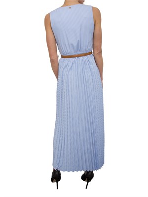 Abito regular midi Fracomina a righe azzurre in DONNA