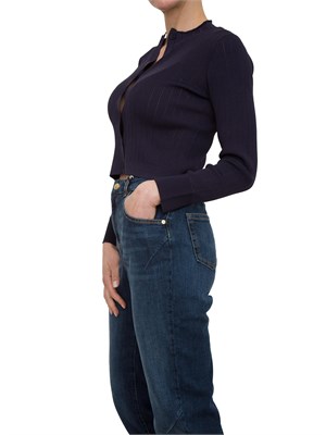 Cardigan Nenette traforato blu in DONNA