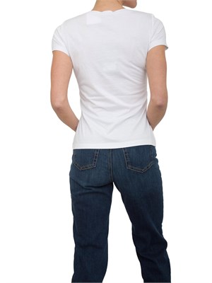 T-shirt bianca Nenette stampa strass in DONNA