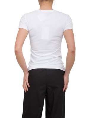 T-shirt con strass Fracomina bianco in DONNA